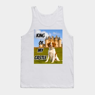 King of My Castle Brittany Dog Tank Top